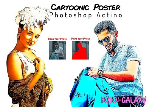 Cartoonic Poster Action - 6410336