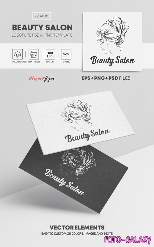 Beauty Salon Premium Logo Template