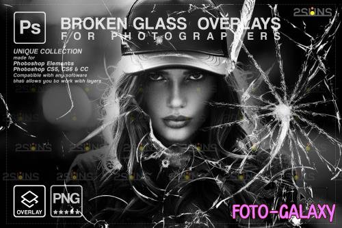 Broken Glass Photoshop Overlay & Halloween Photoshop overlay V6 - 1447866