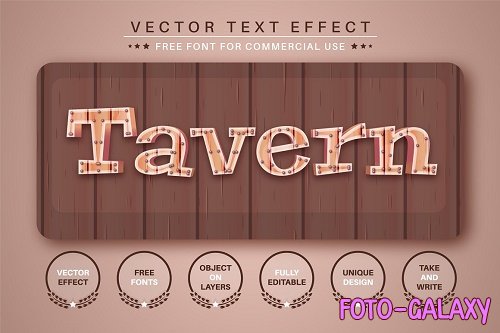 Tavern - Editable Text Effect - 6493979