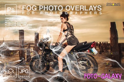 Smoke backgrounds & Smoke bomb overlay, Photoshop overlay V4 - 1447929