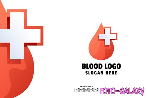 Bloody Medical Gradient Colorful Template