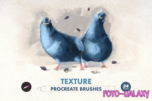 Texture Procreate Brushes - 6505375