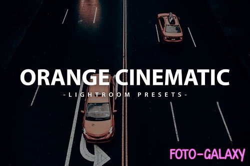 Cinematic Orange Lightroom Presets Pack - 5DCPF7K
