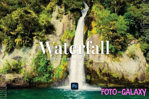 Waterfall Photoshop Action