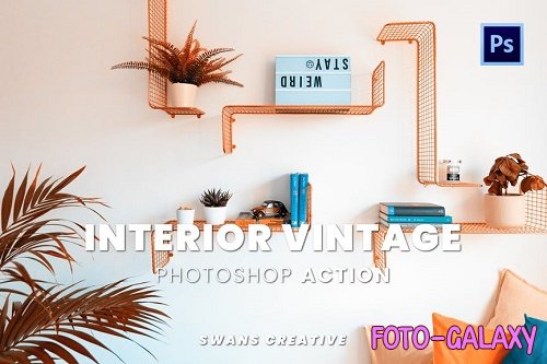 Interior Vintage Photoshop Action