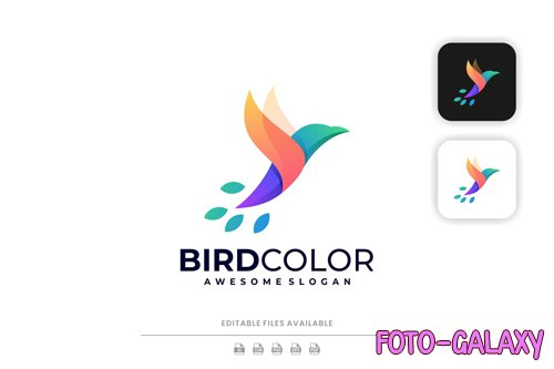 Bird Colorful Logo