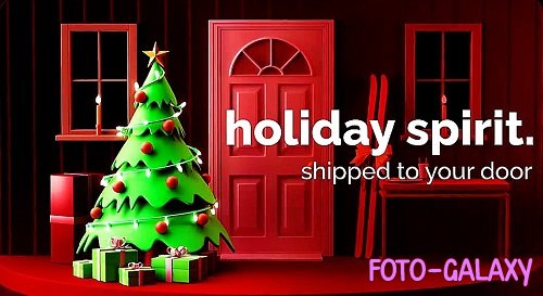 3D Holiday Delivery Greeting 1061122 - Premiere Pro Templates