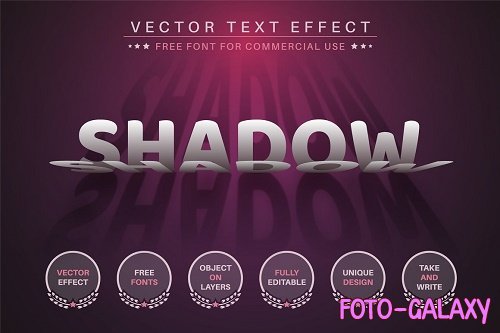 Paper Shadow - Editable Text Effect - 6637173