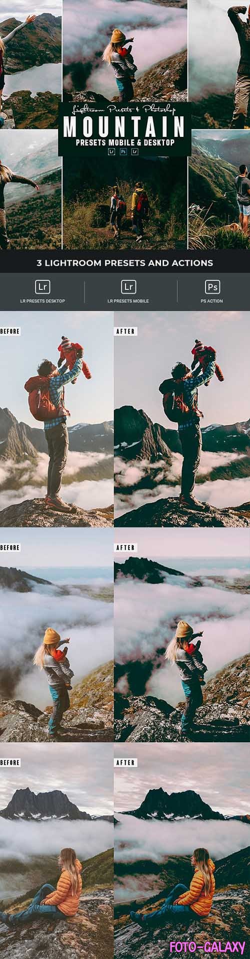 Mountain Photoshop Action & Lightrom Presets - 34684093