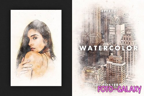 Watercolor Splash Effect for Posters - 6676821