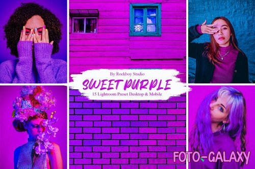 15 Sweet Purple Lightroom Presets