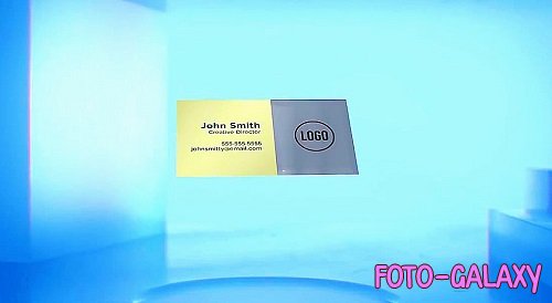 3D Light Business Card Logo 1012784 - Project for After Effects