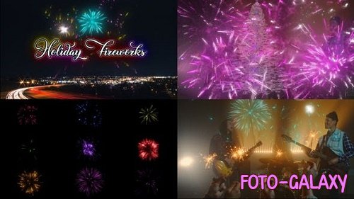 Videohive - Fireworks Pack | Motion Graphics - 34961916