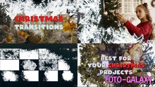 Ice Christmas Transitions | Premiere Pro MOGRT - 34988469