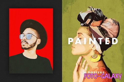 Painted Photo Effect for Posters - 6700871