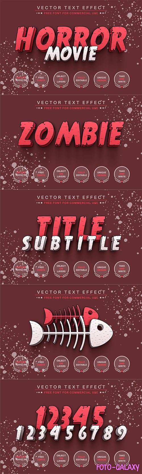 Horror Movie - Editable Text Effect, Font Style
