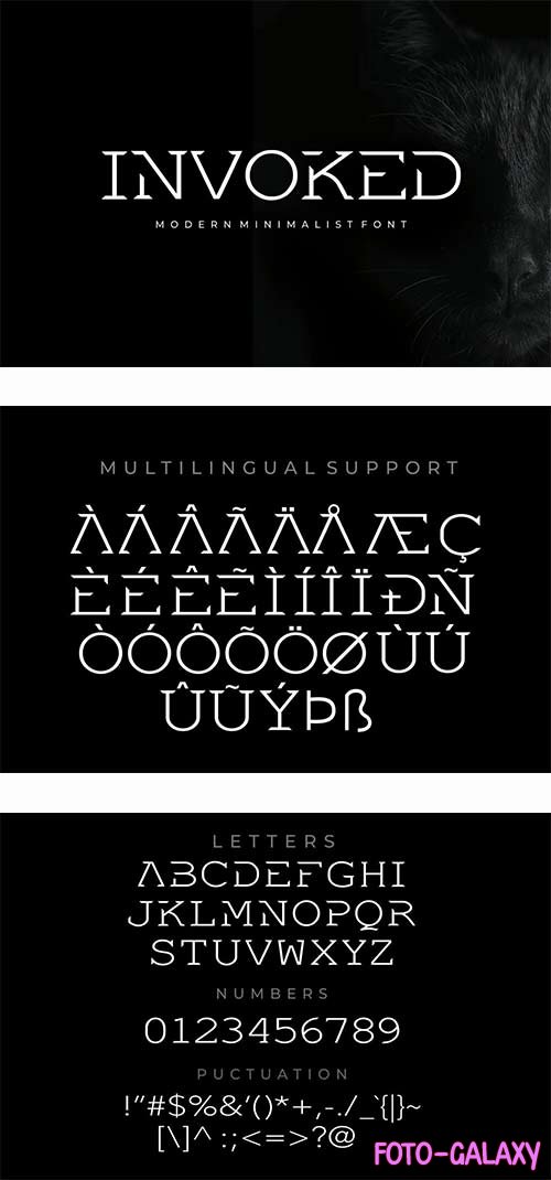 Invoked - Modern Minimalist Font
