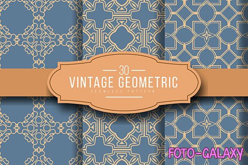 Vintage Geometric Seamless Pattern