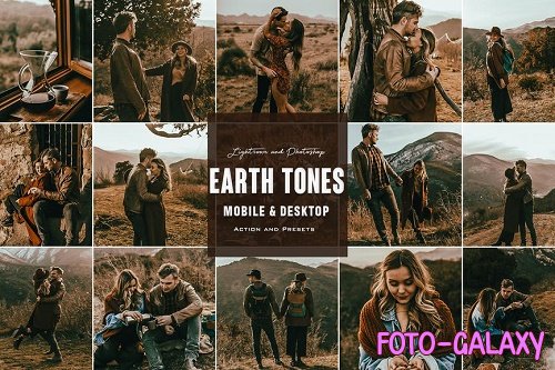 Earth Tones -Photoshop Actions & Lightroom Presets