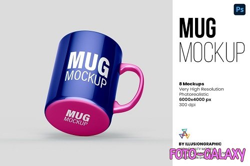 Mug Mockup - 8 views - 6565307