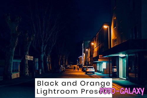 Black and Orange Lightroom Presets