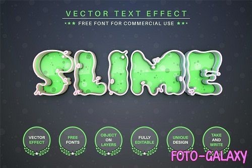 Slime - Editable Text Effect - 6912039