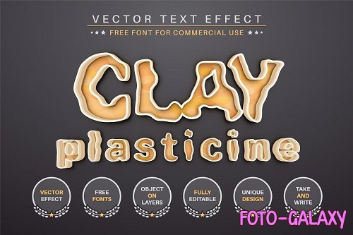 Plasticine - Editable Text Effect - 6912228