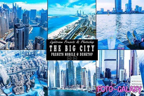 The Big City Tone Photoshop Action & Lightrom Presets