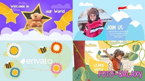 Videohive - Cartoon Kids Scenes for FCPX - 35843879 - Project For Final Cut & Apple Motion