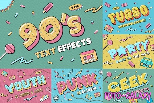90s Style Text Effects