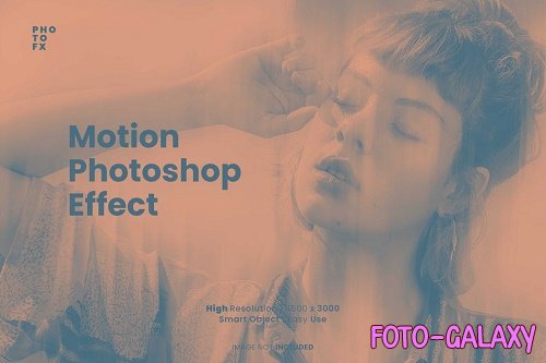 Motion photo effect photoshop