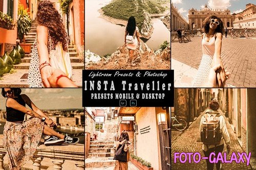 Traveller Tone Photoshop Action & Lightrom Presets