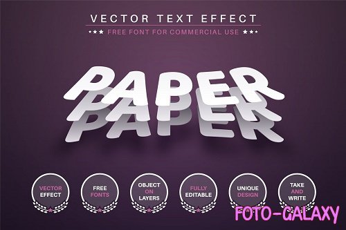 Paper Origami - Editable Text Effect - 6916709