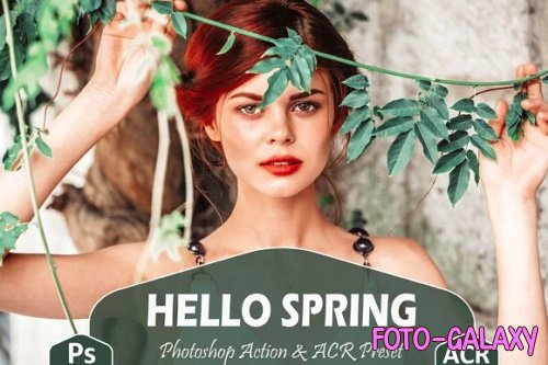 10 Hello Spring Photoshop Actions