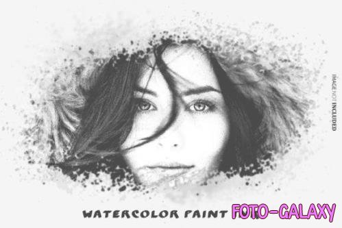 Watercolor Paint Ink Psd