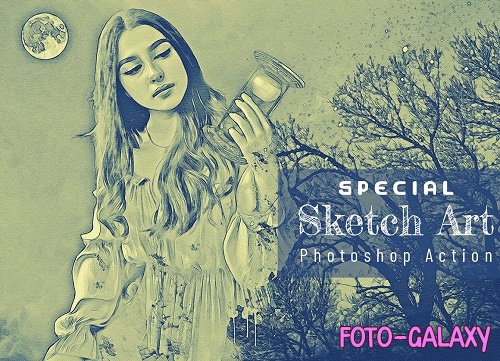 Special Sketch Art PS Action - 6947123