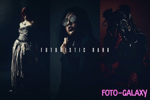 Futuristic Dark - Photoshop Action