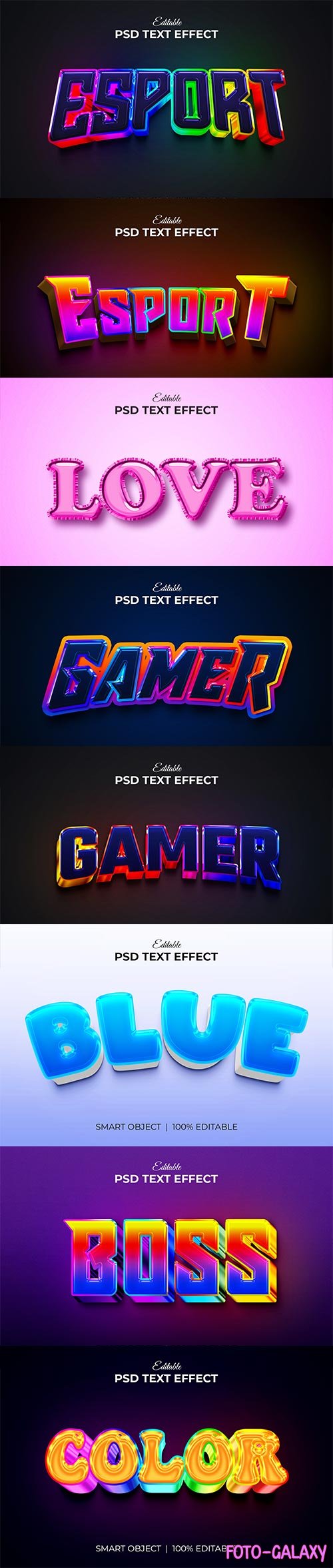 Psd text effect set vol 68