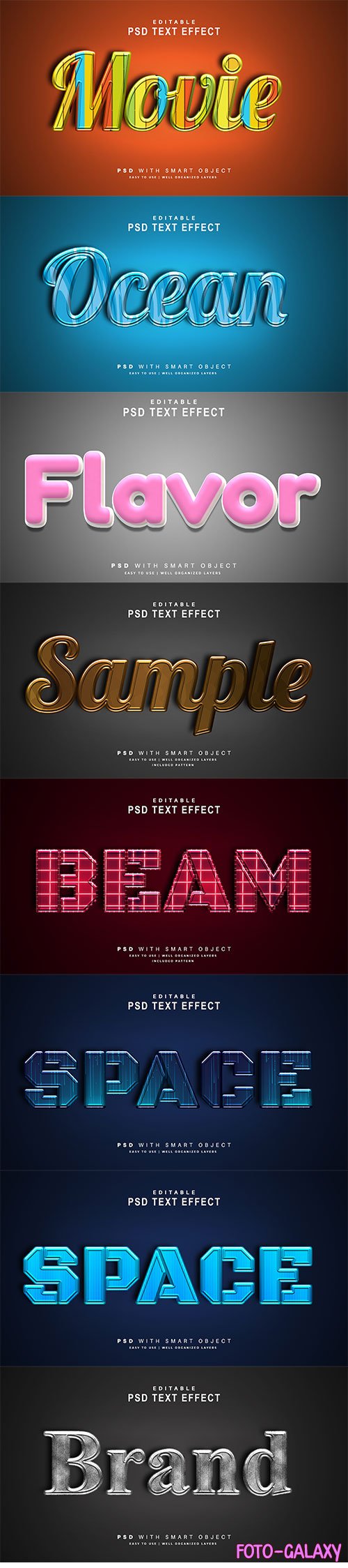 Psd text effect set vol 66