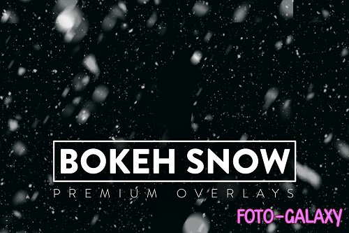 50 Bokeh Snow Overlay - 6454505