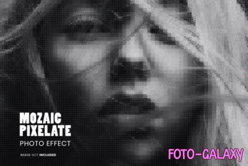 Mosaic Pixelate Photo Effect