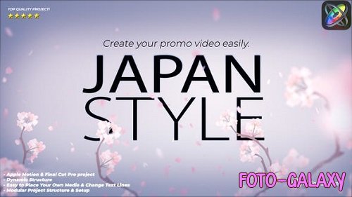 Videohive - Japan Style Intro - Romantic Titles Animation Promo - 35180549 - Project For Final Cut & Apple Motion