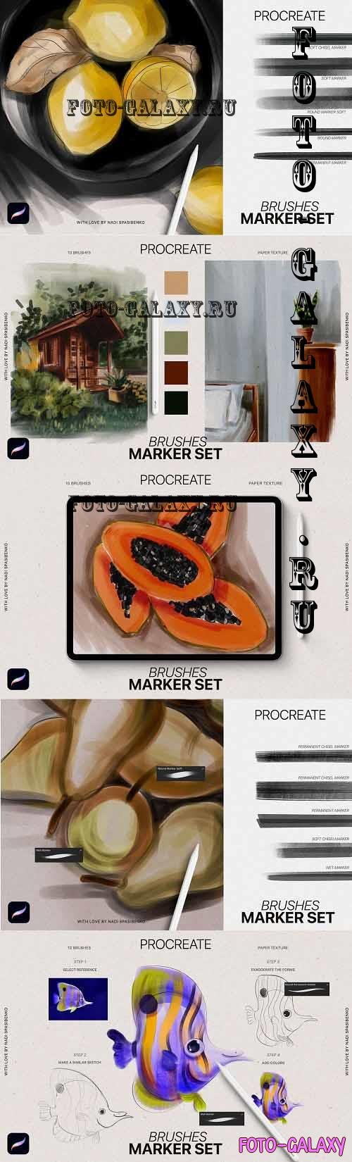 Realistic Marker for Procreate - 6847121