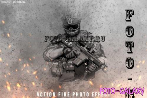 Action Fire Photo Effect 