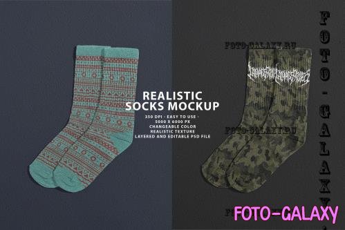 Realistic Socks Mockup - 5912161