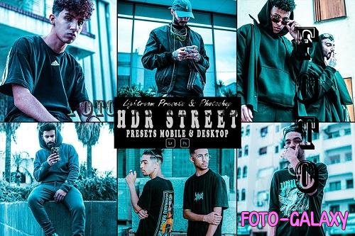 HDR Street Action Photoshop & Lightrom Presets