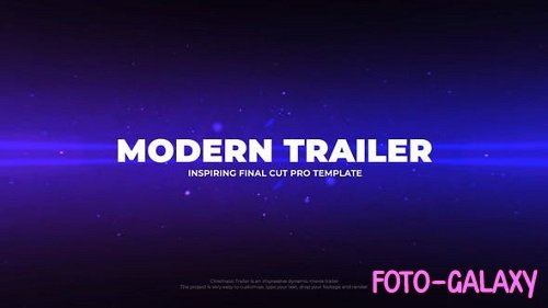 Videohive - Modern Trailer for FCPX - 35906716 - Project For Final Cut & Apple Motion