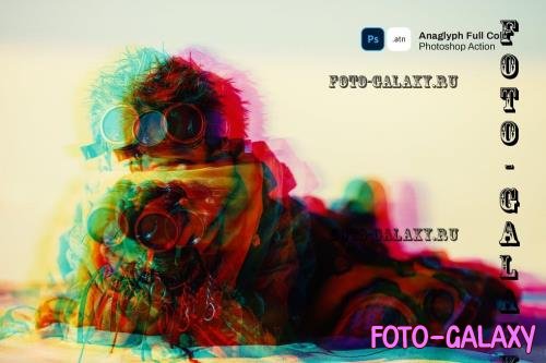 Anaglyph full color Photoshop Action