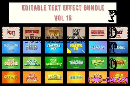 Editable Text Effect Bundle Vol 15